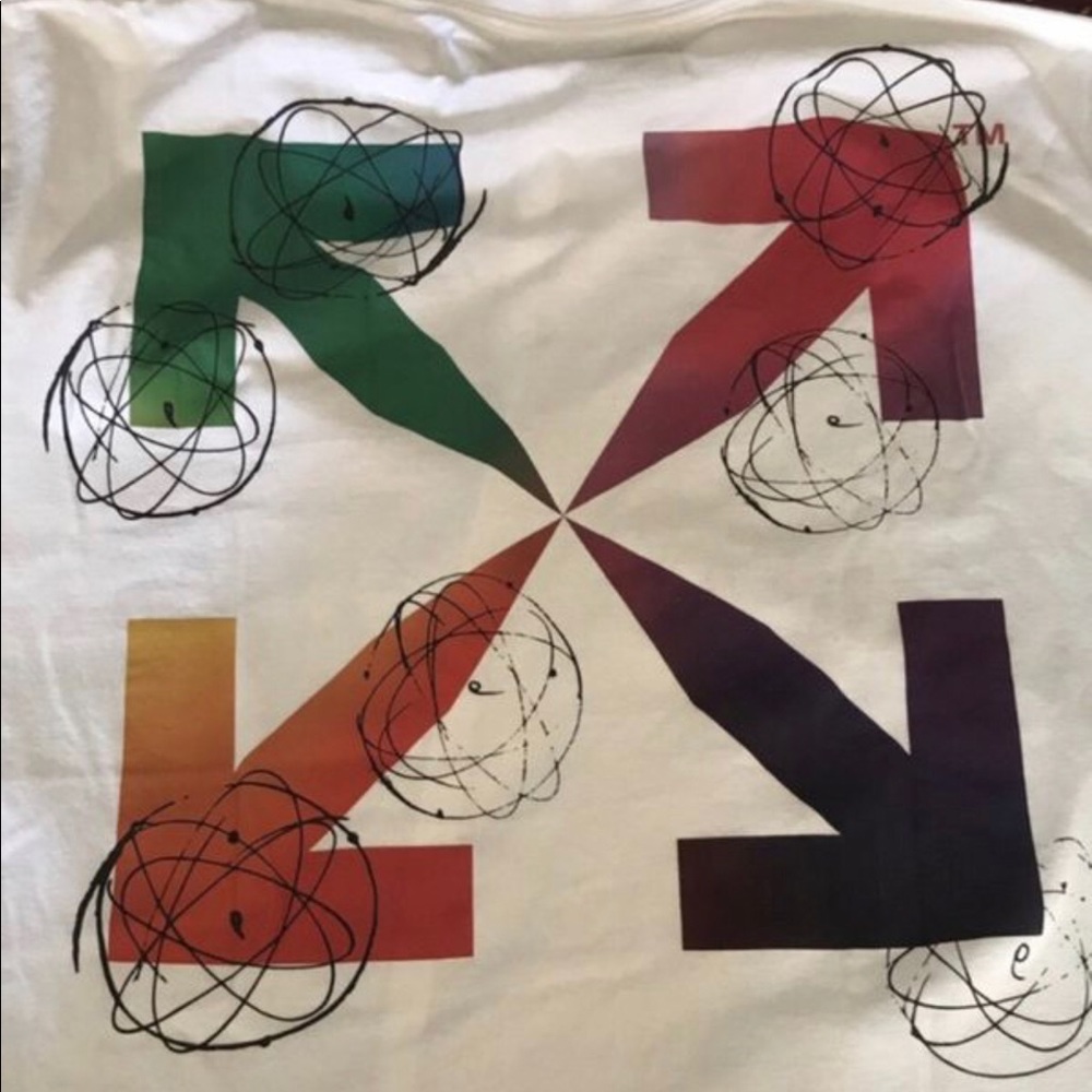 Off white Futura atoms tee
